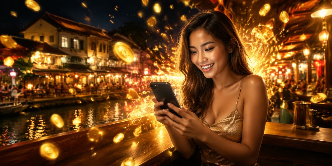 Pengguna di Melaka menggunakan ciri kawalan diri platform rs50 pada telefon pintar untuk bermain dengan bertanggungjawab