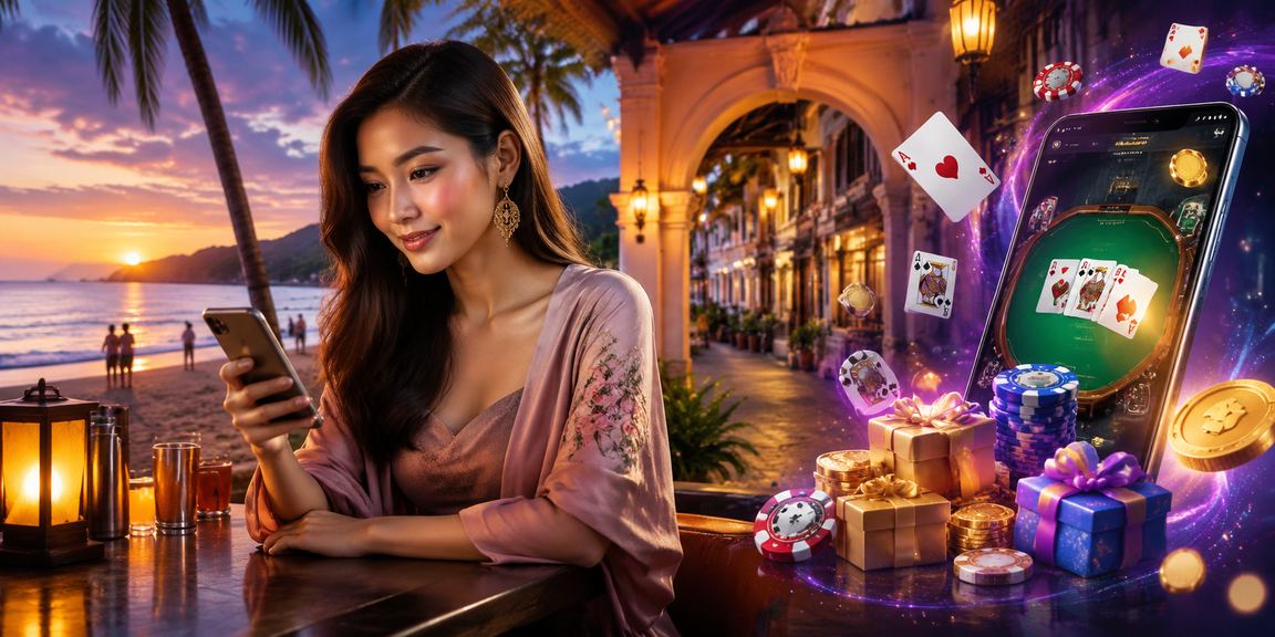 Pemain poker Pulau Pinang menikmati permainan digital dan esukan di platform rs50