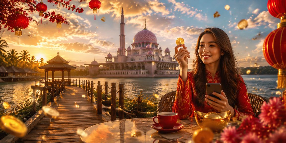 Pengguna di Putrajaya log masuk ke akaun rs50 melalui telefon pintar untuk mengakses kasino mudah alih