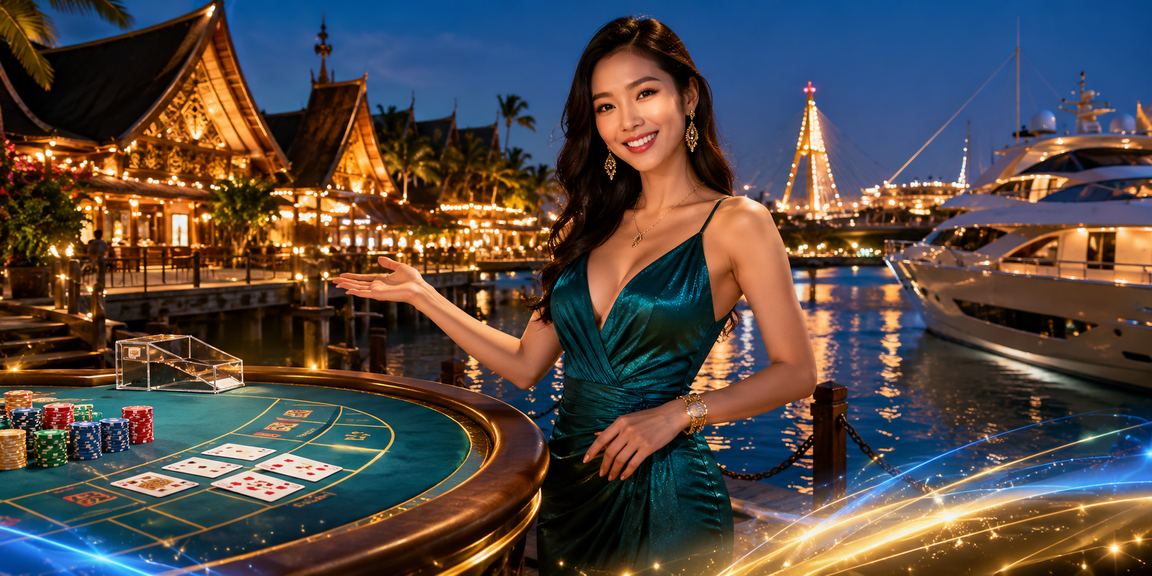 Pemain Baccarat dari Sarawak menikmati meja kasino langsung dengan dealer sebenar di rs50